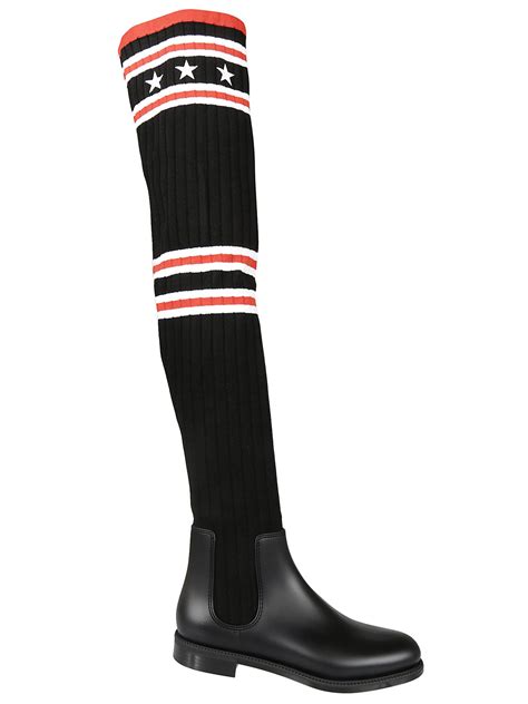 givenchy over the knee sock sneakers|givenchy sandal boots.